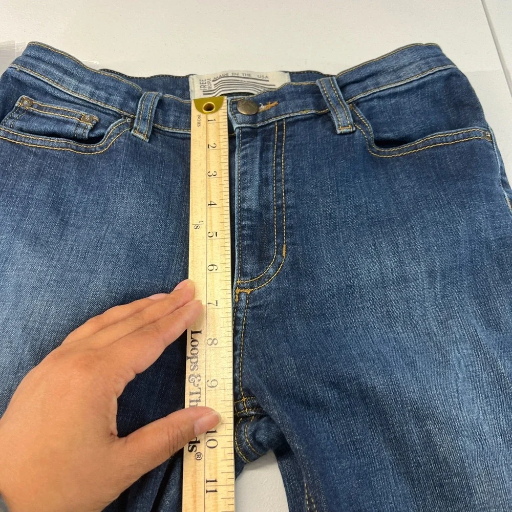 Free People Jeans Womens 28 Blue Medium‎ Wash Denim Cotton Stretch Skinny Leg